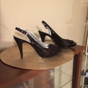Black Gianni Bini Platform Heel Sz 9 1/2 M